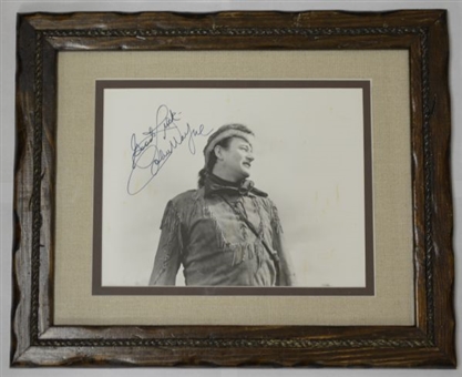 John Wayne Signed 8x10 Photo
